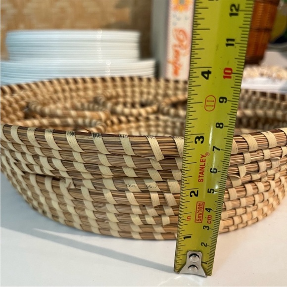 VINTAGE RATTAN DRINKWEAR TRAY - Picture 12 of 13